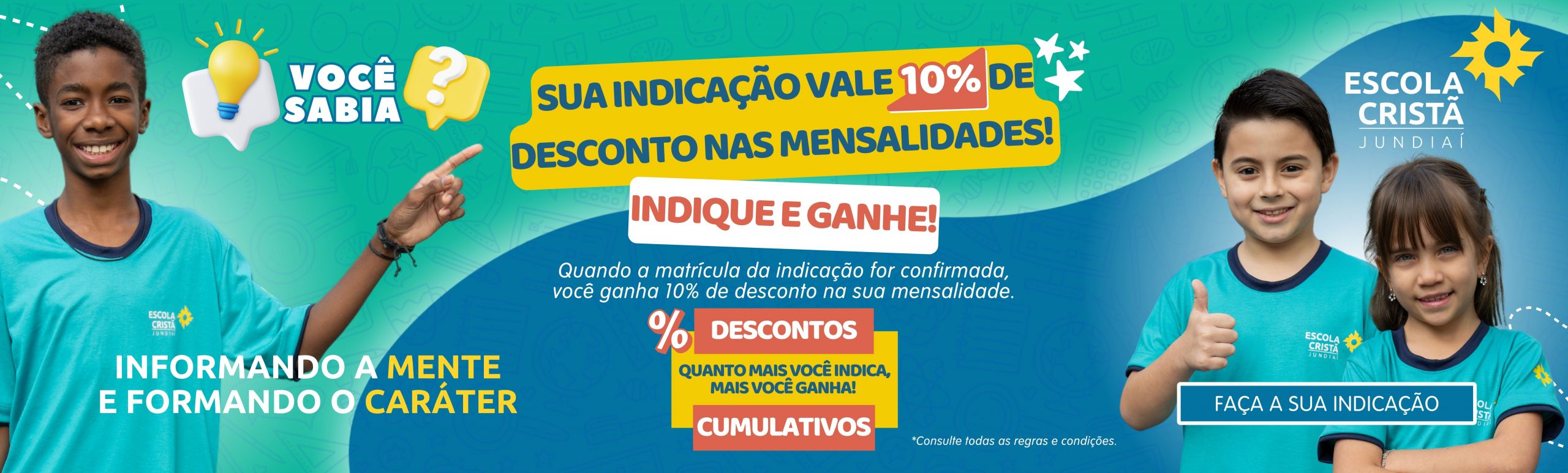 Sua indicação vale 10% de Desconto